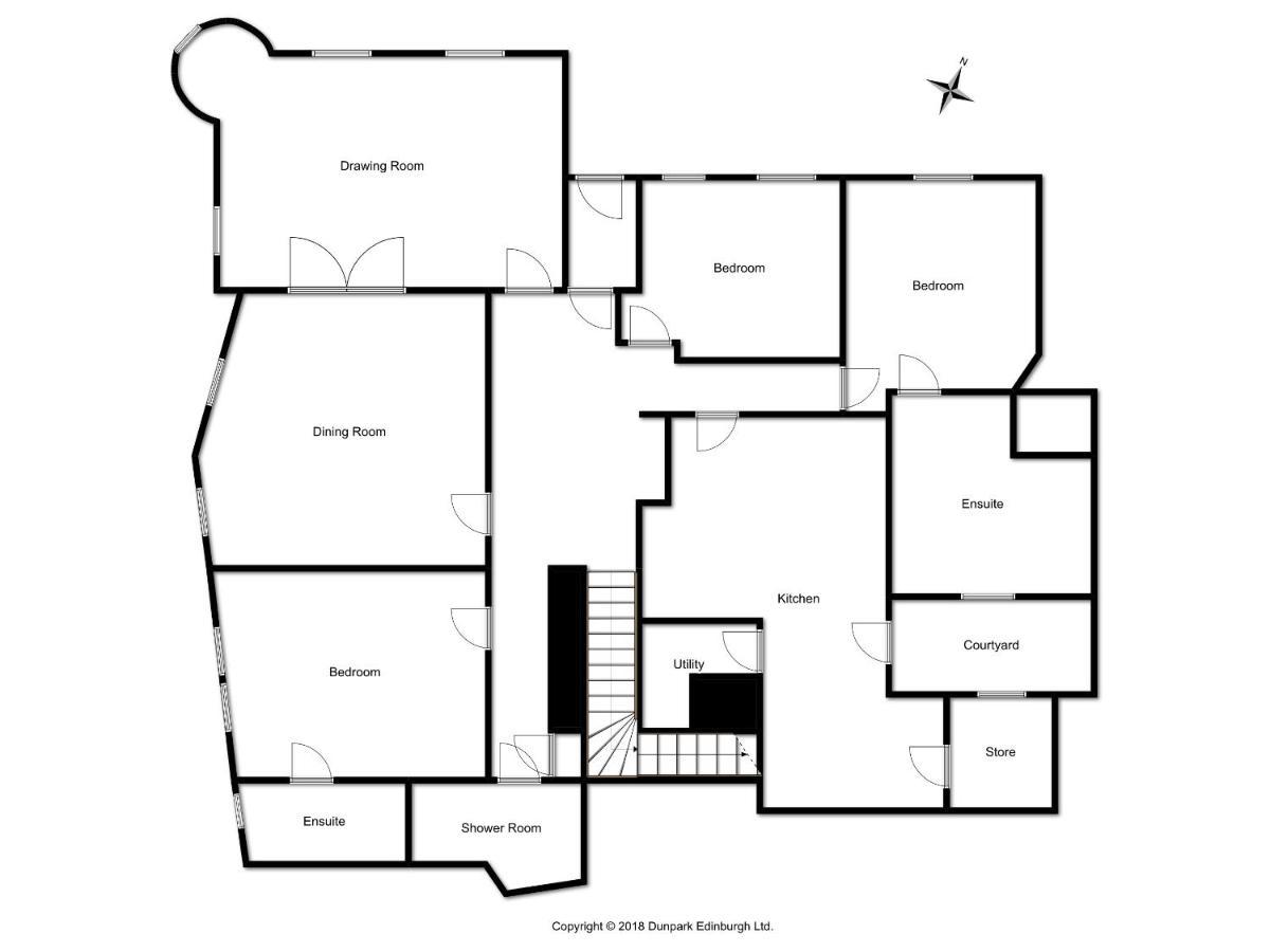 Elegant 3-Bedroom Ramsay Garden Apartment In Edinburgh City Centre Εξωτερικό φωτογραφία